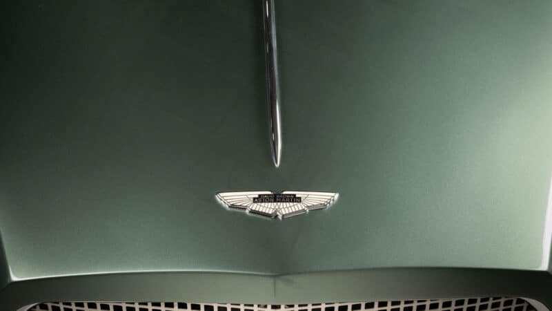 Bodywork (including the oversized front grille) was the work of Aston Martin designer Frank Feeley
