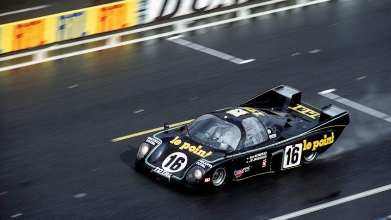 1980 Le Mans 24 Hours winning Rondeau on track