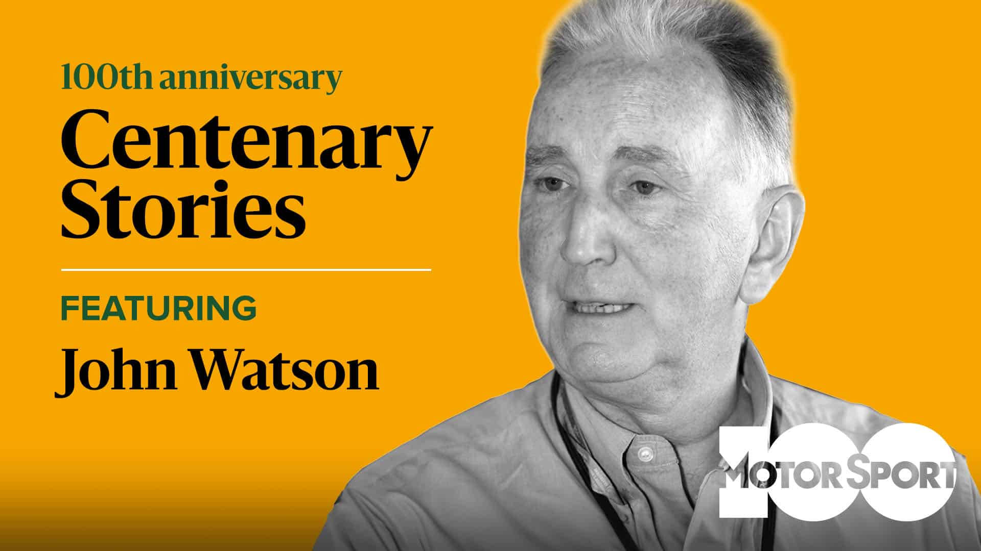 John Watson Podcast lead